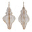 Melrose Pleated Paper Holiday Ornament, Set of 24, White/Gold - 91161DS