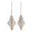 Melrose Pleated Paper Holiday Ornament, Set of 24, White/Gold