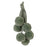 Melrose International Pom Pom Cluster Drop Ornament, Set of 4, Green - 91211DS
