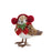 Melrose Winter Bird Shelf Sitter/Natural Accents, Set of 12, Red/White