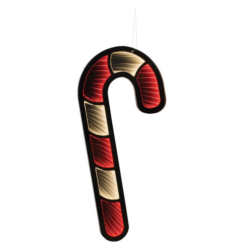 Melrose Holiday Candy Cane Ekko Light Display 23.5"H, Red/White - 91271DS