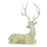 Melrose International LED Lighted Sage Green Deer, Set of 2
