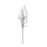 Melrose International Glittered Tinsel Branch, Set of 12, Silver