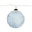 Melrose LED Crackle Glass Ball Ornament String, Set of 4, Blue
