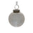 Melrose International Grey Mercury Glass Ornament, Set of 6, Silver
