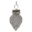Melrose International Grey Mercury Glass Ornament, Set of 6, Silver