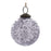 Melrose International Distressed Glass Ball Ornament, Set of 6, Purple