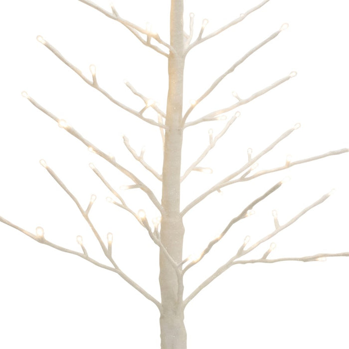 Melrose International LED Glittered Twig Tree 36"H, White