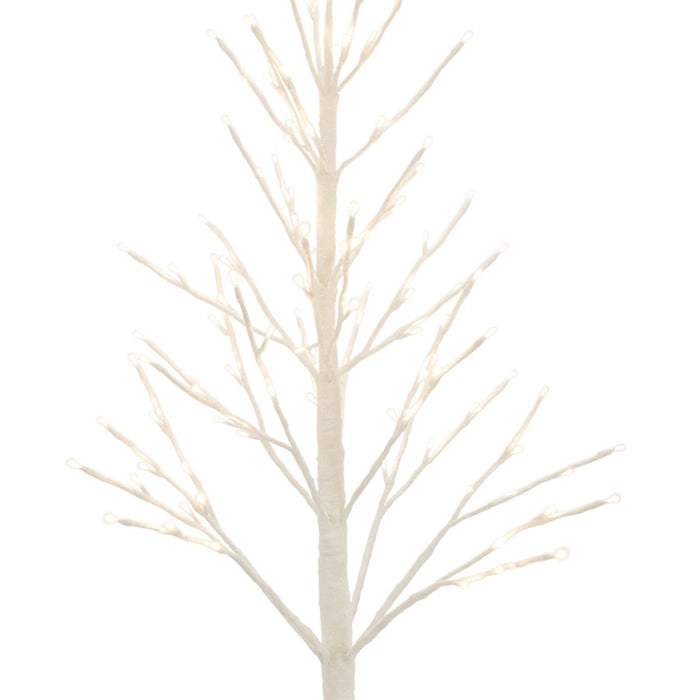 Melrose International LED Glittered Twig Tree 48"H, White