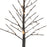 Melrose International LED Black Glittered Twig Tree 36"H, Silver