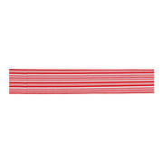 Melrose International Holiday Stripe Ribbon, Set of 2, Red/White - 91415DS