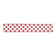 Melrose International Red/White Polka Dot Wired Ribbon, Set of 2 - 91417DS