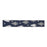 Melrose International Winter Pine Tree Ribbon, Set of 2, Blue - 91447DS