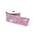 Melrose Mauve/Glitter Snowflake Wired Ribbon 2.5"x10yds, Pink/Gold