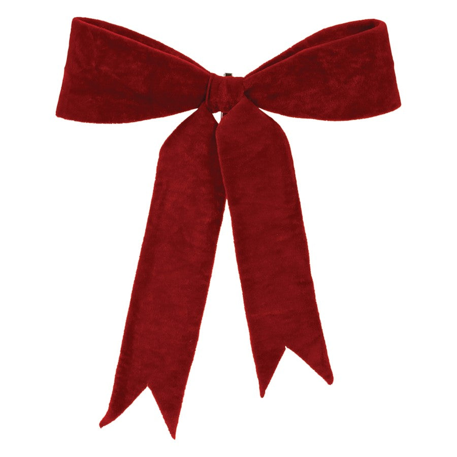 Melrose International Wired Holiday Bow, Set of 2, Red - 91552DS