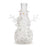 Melrose International LED Snowman Snow Globe, Set of 2, CleaRed - 91589DS