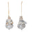 Melrose Ornate Santa/Snowman Finial Ornament, Set of 6, Silver