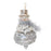 Melrose Ornate Santa/Snowman Finial Ornament, Set of 6, Silver