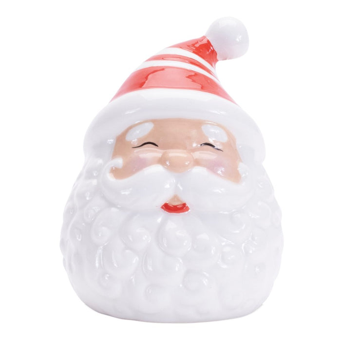 Melrose Traditional Santa Salt/Pepper Shaker, Set of 2, Red/White