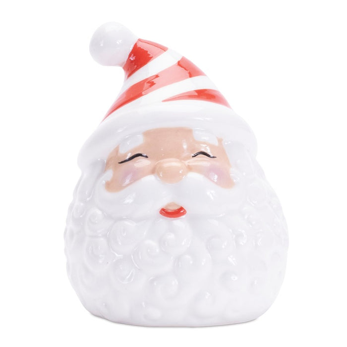 Melrose Traditional Santa Salt/Pepper Shaker, Set of 2, Red/White