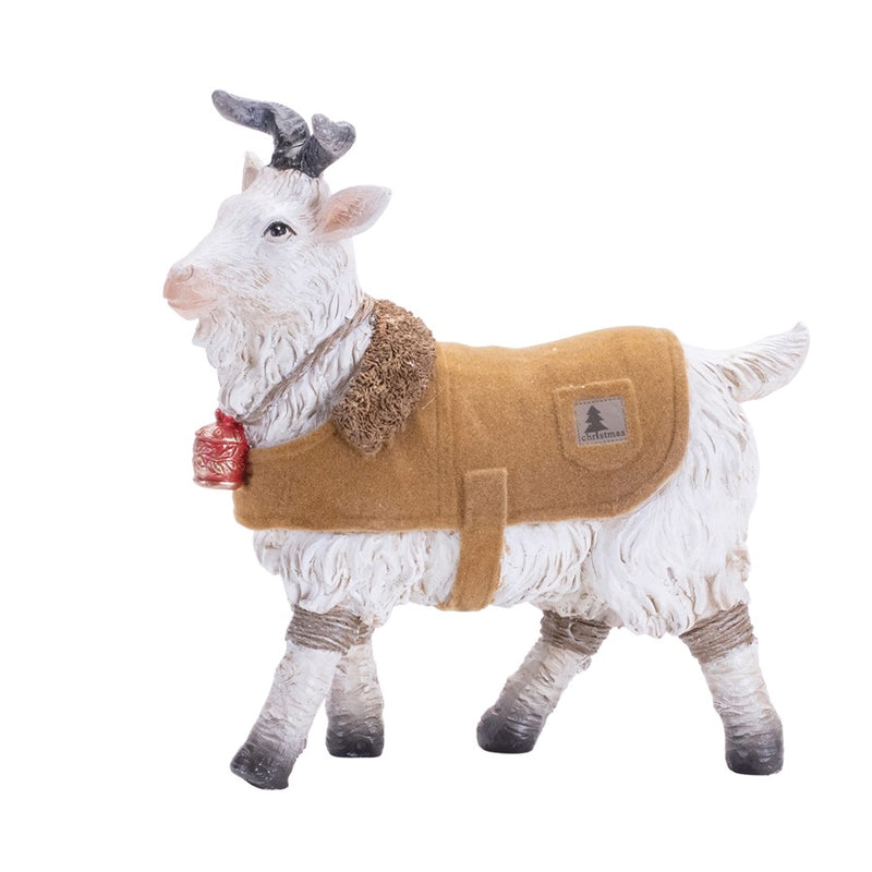 Melrose Farm Animals/Winter Coat, Set of 4, Brown/White/Black