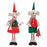 Melrose Plush Holiday Mouse Shelf Sitter, Set of 2, Green/Red - 91656DS
