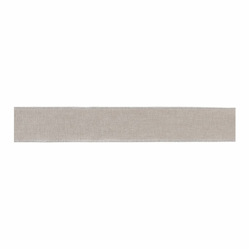 Melrose International Beige Shimmer Wired Ribbon, Set of 2 - 91731DS