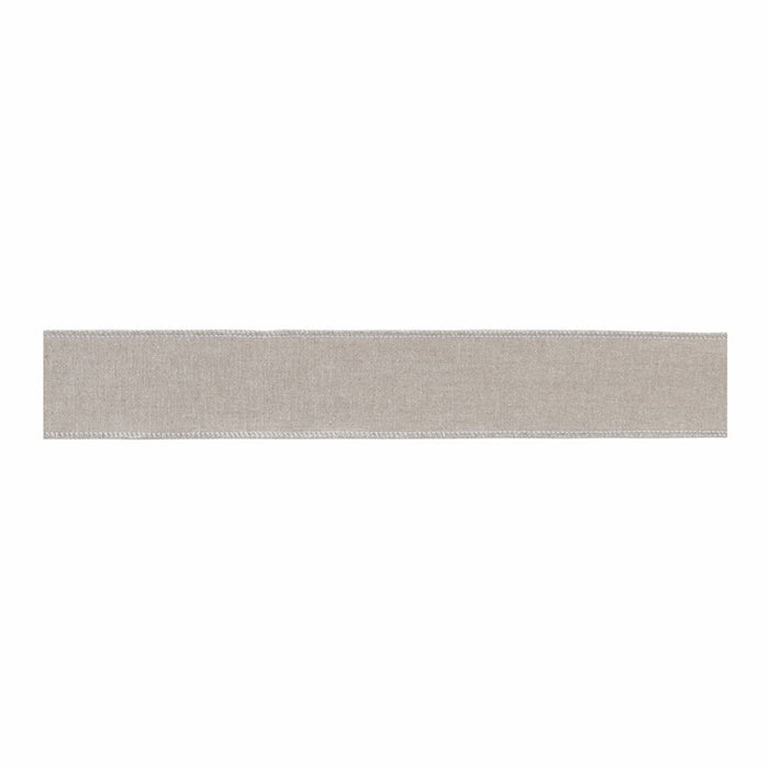 Melrose International Beige Shimmer Wired Ribbon, Set of 2 - 91731DS