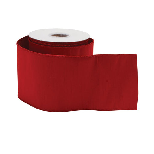 Melrose International Red Holiday Ribbon, Set of 2