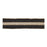 Melrose International Wool Holiday Ribbon, Set of 2, Black/Gold - 91744DS