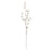 Melrose Int. Glitter Gold Berry Twig Spray, Set of 6, Silver