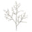 Melrose International Sequined Icy Twig Spray, Set of 6, Silver - 91776DS
