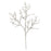 Melrose International Sequined Icy Twig Spray, Set of 6, Silver