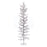 Melrose International Icy Jeweled Twig Tree 36", Silver - 91782DS