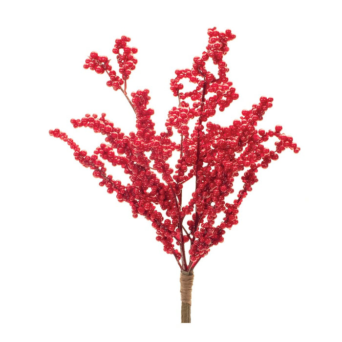 Melrose International Clustered Berry Twig Spray, Set of 6 - 91787DS