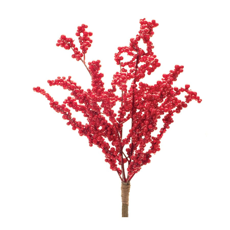 Melrose International Clustered Berry Twig Spray, Set of 6 - 91787DS