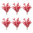 Melrose International Clustered Berry Twig Spray, Set of 6