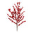 Melrose International Clustered Berry Twig Spray, Set of 6, Red - 91788DS