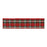 Melrose International Plaid Holiday Ribbon, Set of 2, Red/White - 91801DS