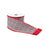 Melrose Houndstooth Plaid Wired Ribbon 4"x10yds, Black/Red/White