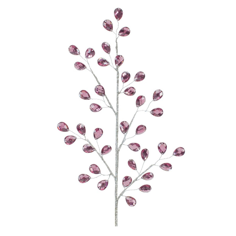 Melrose International Jewel Spray, Set of 2, Silver/Purple - 91840DS
