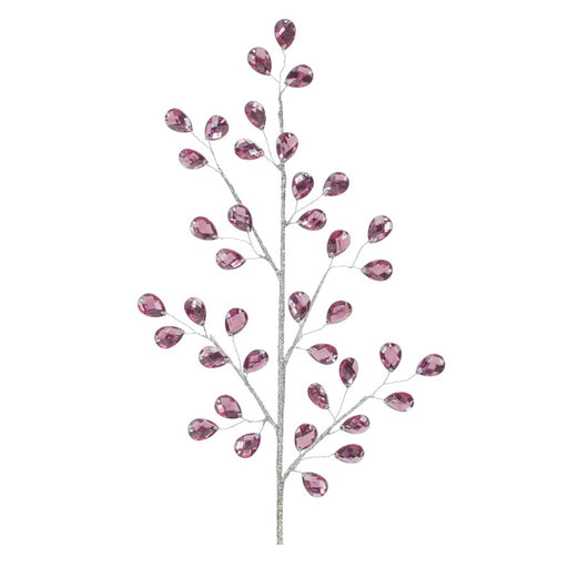 Melrose International Jewel Spray, Set of 2, Silver/Purple - 91840DS