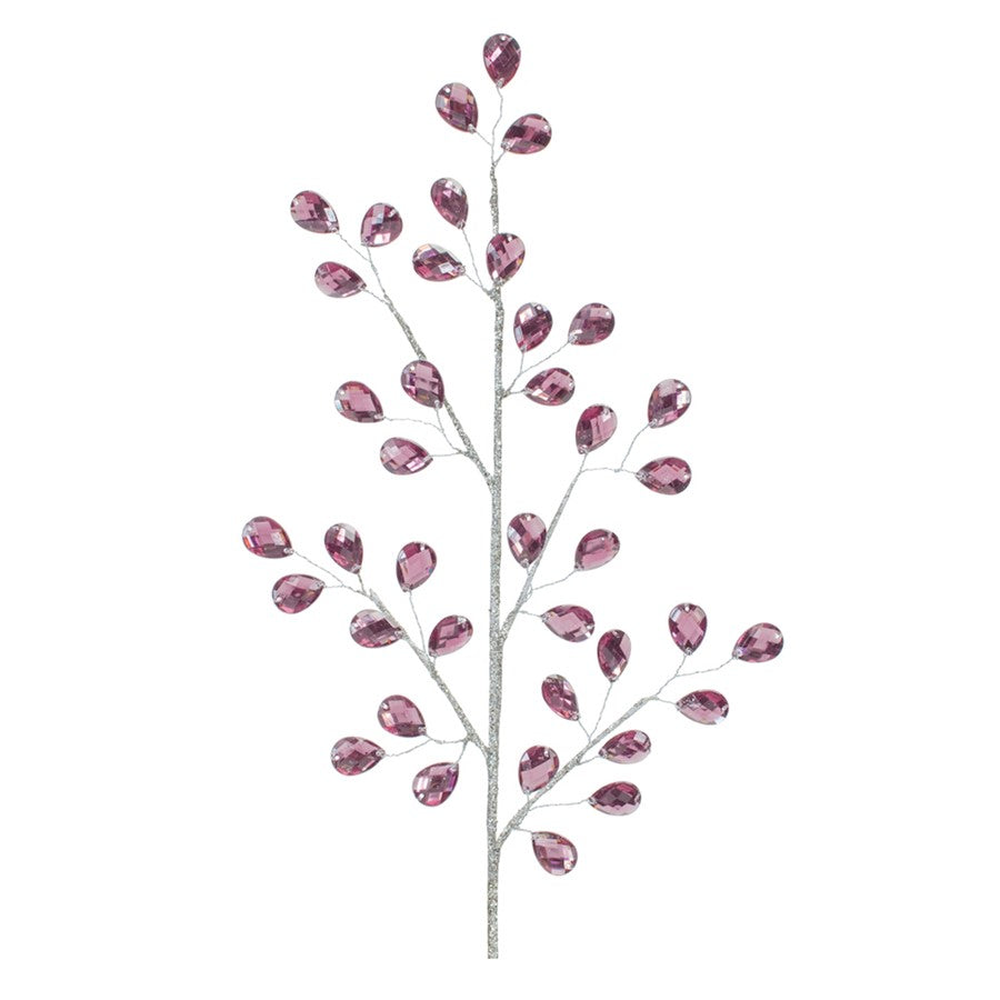Melrose International Jewel Spray, Set of 2, Silver/Purple - 91840DS