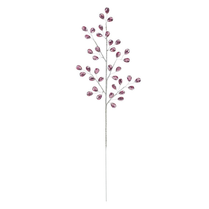Melrose International Jewel Spray, Set of 2, Silver/Purple