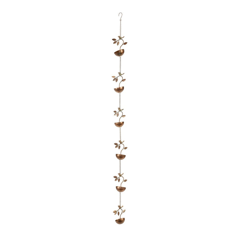 Melrose International Bird Branch Rain, Cha, 70"L, Bronze - 92000DS