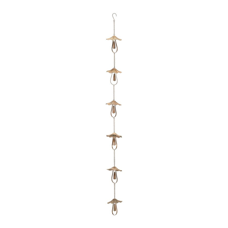 Melrose International Mushroom Rain, Cha, 62"L, Bronze - 92001DS