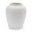 Melrose International Stoneware Urn Vase 12"H, White - 92014DS
