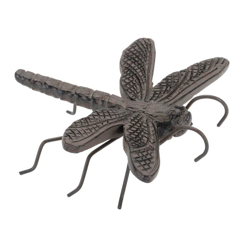 Melrose Dragonfly/Butterfly Insect Pot Sitter, Set of 12, Brown