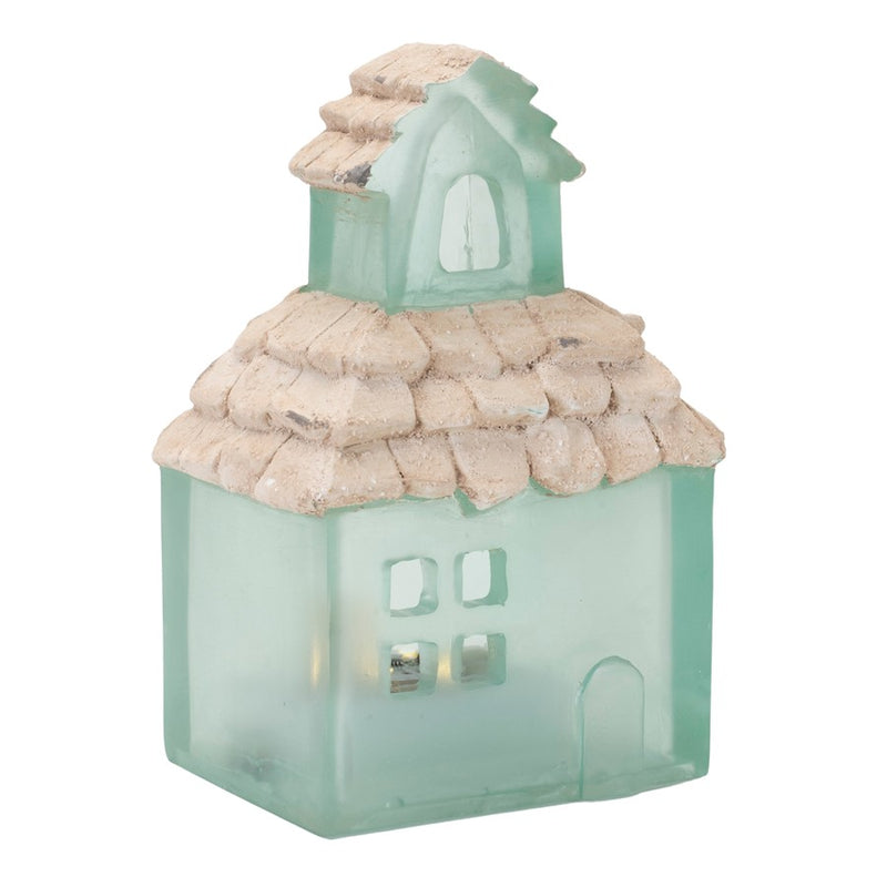 Melrose International Beach Glass House Decor, Set of 4, Orange/Green