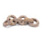 Melrose International Sandstone Cha, Link Décor 11"L, Brown - 92068DS